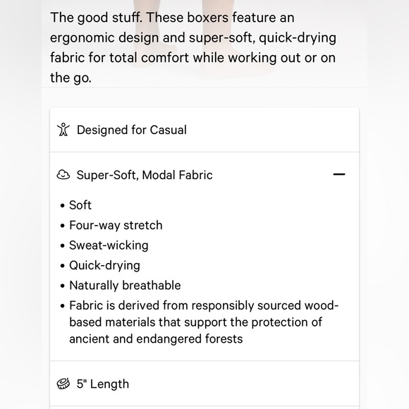 Brand New. Lululemon Built to Move Boxer Brief. - Picture 3 of 4